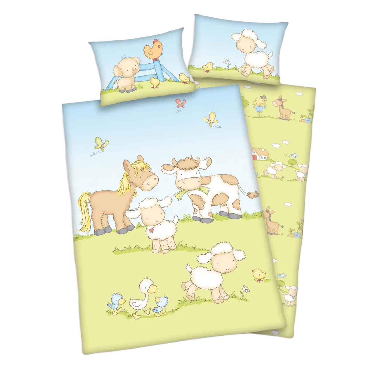 Kinderbettwäsche "Bauernhoftiere"