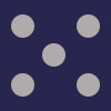 bleu/grau getupft