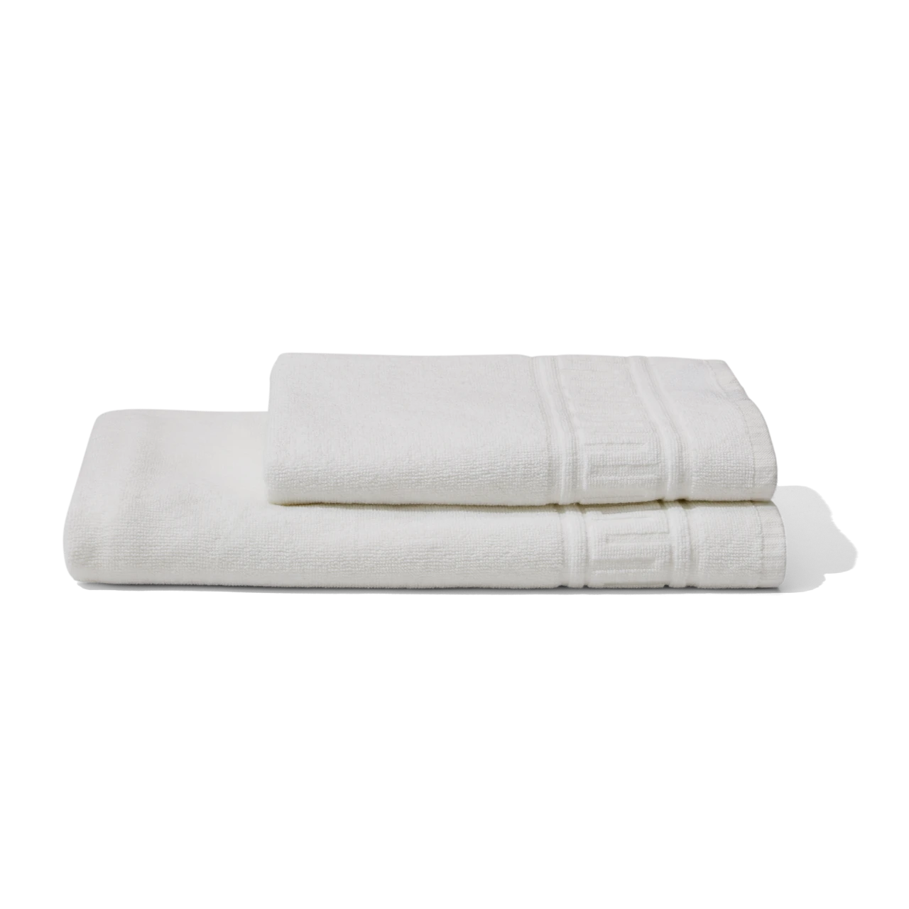 Frottierwäsche Paros mit griechischer Bordüre  Handtuch ca. 420 g/qm