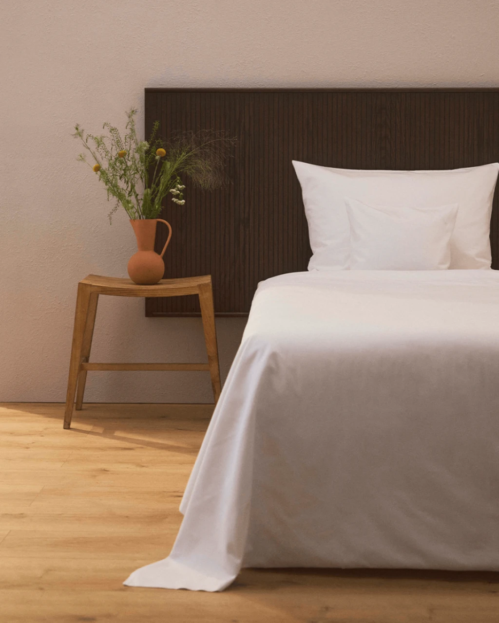 Bettwäsche Uni-Satin TC-300 Hotelverschluss 30 cm